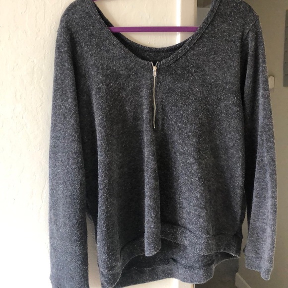Gray F21 sweater. - Picture 3 of 4